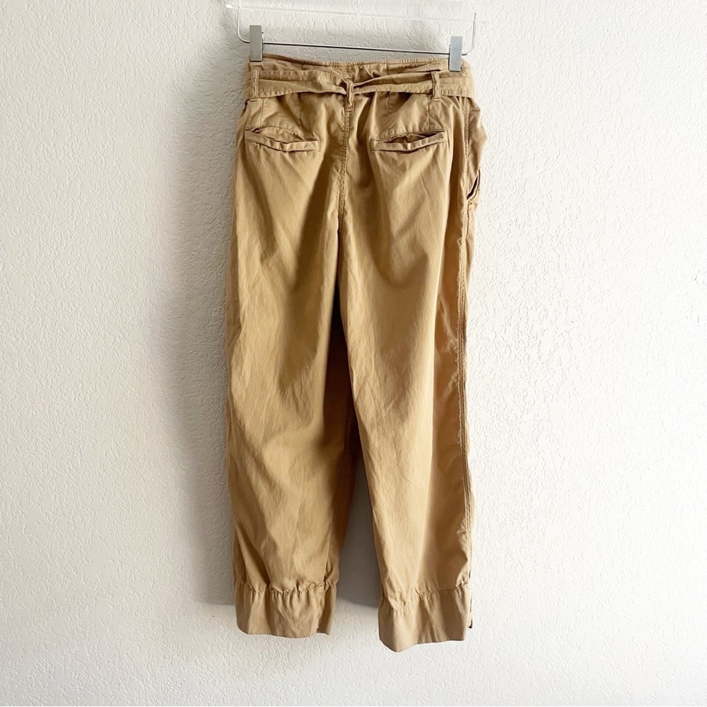 RALPH LAUREN Tan High Rise Tapered Chino With Belt Size 4 - Picture 7 of 11